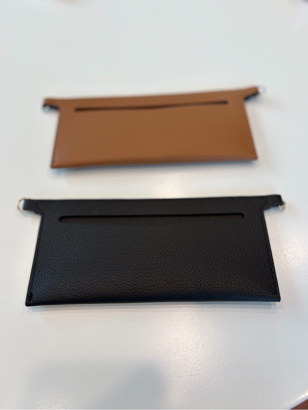 Wallet Insert With D Rings Brown or Black - Picture 3 of 8